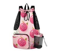 LINNIKEEEE Frutta Frutto Drago Zaino Da Viaggio, Borsa A Sacco Con Coulisse Per La Palestra, Borsa Per Libri, Borsa Per Il Nuoto Per Ragazze Giovani
