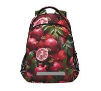 LINNIKEEEE Frutto Rosso Drago Ragazzi Zaino per Bambini Studente Scolastico Borsa per Viaggio Ragazze Capretto
