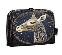 LINNIKEEEE Giraffa Blu Fredda Astucci per Matite,Portapenne per Studenti Ragazze Ragazzi