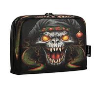 LINNIKEEEE Mostro Serpente Di Natale Astucci per Matite,Portapenne per Studenti Ragazze Ragazzi