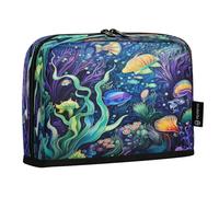 LINNIKEEEE Opera D'arte Ad Acquerello Animale Marino Astucci per Matite,Portapenne per Studenti Ragazze Ragazzi