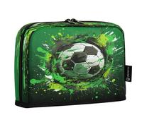 LINNIKEEEE Opera D'arte Ad Acquerello Sockcerball Astucci per Matite,Portapenne per Studenti Ragazze Ragazzi