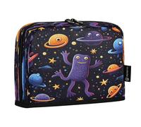 LINNIKEEEE Piccolo Mostro Doodle Carino Astucci per Matite,Portapenne per Studenti Ragazze Ragazzi