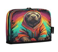 LINNIKEEEE Tricheco Colorato Freddo Astucci per Matite,Portapenne per Studenti Ragazze Ragazzi