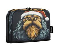 LINNIKEEEE Tricheco Di Natale Astucci per Matite,Portapenne per Studenti Ragazze Ragazzi