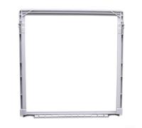 Linnkyfloa 241973101 Crisper Pan Frame Frigorifero, ricambio compatibile con modelli che utilizzano 241969501, coperchio per cassetto ripiano in ABS bianco, 46,8 x 44,5 cm