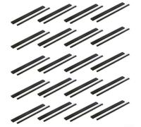 Linnkyfloa 40pcs 2.54mm Breakaway Board Header Maschio Femmina Connettore Pin Strip per Modulo Sensore Collegamento Cablaggio Nero