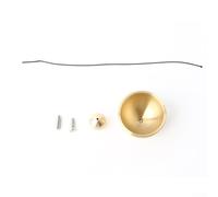 Linnkyfloa Accessorio giapponese a vento da 32 mm/37 mm/41 mm - Coppe carillon retrò in metallo da parete - Campanello per porta in rame per esterni per decorazione vintage da appendere (dorato -pezzo