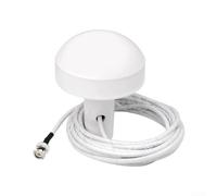 Linnkyfloa Antenna esterna GPS marina a doppia frequenza con amplificatore a basso rumore, cavo da 5 m e staffa di montaggio, classificazione IPX7, compatibile con GPSMAP 8000/8400