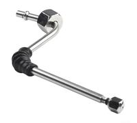 Linnkyfloa Bacchetta di ricambio per macchina da caffè, diametro 6 mm, con gomito in gomma anti-bruciatura, compatibile con EC680, EC685, 155, ECP36.31, ECP35.21, ECP35.31, ECZ351 (1 foro)