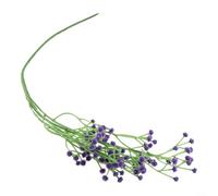 Linnkyfloa Bouquet di gipsofila in seta artificiale per decorazioni per la casa e composizioni di matrimoni, finto respiro del bambino, 64 cm, stelo singolo (viola scuro)