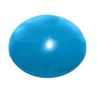 Linnkyfloa Cuscino gonfiabile rotondo per piscina, 120 cm/150 cm, in PVC, accessorio per l'inverno con opzioni di corda, previene la pressione del ghiaccio e l'accumulo di detriti, si gonfia