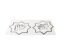 Linnkyfloa Decalcomania da parete con calligrafia araba, arte islamica, in vinile, impermeabile, rimovibile, decorazione per la casa, per soggiorno, fai da te, design con calligrafia musulmana (2# L)
