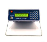 Linnkyfloa Generatore di segnale 0.5MHz-470MHz FM 800Hz Audio Modulation, per l'utilizzo di 8-12V DC Alimentazione -70dBm a -132dBm Potenza Segnale Test Citofono