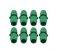 Linnkyfloa Kit di riparazione espandibile per tubo da giardino, connettore multifunzione per tubi da 7,6-30,5 m, sistema di connessione rapida in materiale plastico (8 pezzi)