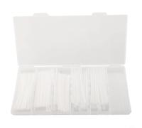 Linnkyfloa Kit di tubi termorestringenti in poliolefina trasparente, 150 o 200 pezzi, diametro interno 1,5-10 mm, lunghezza 100 mm, guaina isolante elettrica in PE, riparazione e codifica dei cavi