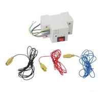 Linnkyfloa Regolatore automatico della pompa 12 V/24 V 25 A, interruttore di livello del serbatoio DF-96DK, con sonda per acque reflue, piscina domestica, doppia modalità ABS ignifugo (sonda 12 V)