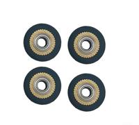 Linnkyfloa Rotella per stampa con scritte in 4 pezzi, con cuscinetti per incisione e marcatura per plastica, legno, metallo, 4 x 11 x 16 mm