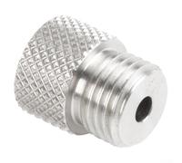 Linnkyfloa Set di boccole per trapano per dima di tassello M14, 3-10 mm, localizzatore guida per foratura del legno con struttura in acciaio inossidabile, argento, 1 pezzo (4 mm)