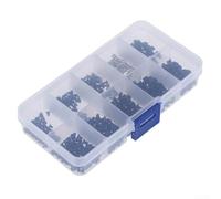 Linnkyfloa Set di viti assortite per laptop, 500 pezzi, tra cui M2, M2,5, M3, compatibili con le marche più diffuse di notebook per progetti di riparazione e aggiornamento, metallo duraturo