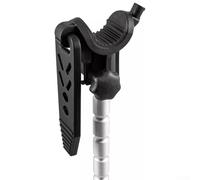 Linnkyfloa Staffa di montaggio stabilizzatore motore traina, morsetto di supporto albero regolabile di grado marino con impugnatura in gomma antivibrazione per Minn