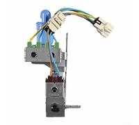 Linnkyfloa Valvola di ingresso dell'acqua 5304525994 in metallo automatico touch control circuito a 1 via compatibile con frigorifero Ice Maker e distributore di acqua blu 25 x 14 x 6 cm