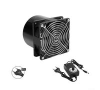 Linnkyfloa Ventilatore di scarico con regolatore di velocità per la rimozione del fumo e per cucina, bagno, serra e ripostigli