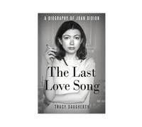LINNPE Poster su tela con scritta "The Last Love Song A Biography of Joan Didion", decorazione per camera da letto, ufficio, stanza, regalo, 20 x 30 cm
