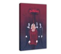 LINNPE Poster su tela del film Le avventure di Sabrina, decorazione per camera da letto, ufficio, camera da letto, regalo, 60 x 90 cm