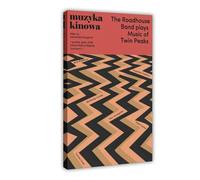 LINNPE The Roadhouse Band suona la musica di Twin Peaks poster su tela decorazione per camera da letto, ufficio, camera da letto, regalo, 50 x 75 cm