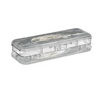 Linnyio Arte Astratta Del Cavallo Astuccio Trasparente per Penne Matite Organizer per la Scuola e L'ufficio