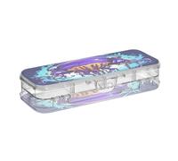 Linnyio Bella Musica Medusa Viola Astuccio Trasparente per Penne Matite Organizer per la Scuola e L'ufficio