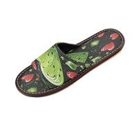 Linnyio Cuore Verde Estate Ciabatte da Viaggio da Spiaggia Antiscivolo Ragazzi Leggere Ideali per Esterni Uomo Donna.