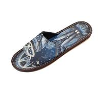 Linnyio Lemure Animale Astratto Ciabatte da Viaggio da Spiaggia Antiscivolo Ragazzi Leggere Ideali per Esterni Uomo Donna.