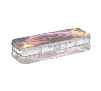 Linnyio Licenziato Arrabbiato Armadillo Astuccio Trasparente per Penne Matite Organizer per la Scuola e L'ufficio