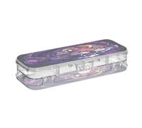 Linnyio Musica Cool Tigre Astuccio Trasparente per Penne Matite Organizer per la Scuola e L'ufficio