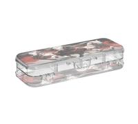 Linnyio Opere D'arte Ad Olio Cool Cavalli Astuccio Trasparente per Penne Matite Organizer per la Scuola e L'ufficio