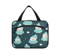 Linnyio Ornitorinchi Simpatico Cartone Animato Borsa da Trucco Cosmetica Viaggio Sospesa Borsa da Trucco Pieghevole di Grande Capacità per Il Bagno Delle Donne Delle