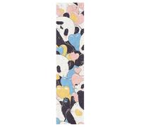 Linnyio Panda Colori Cuore Allegro Fogli di Grip Tape per Skateboard e Longboard Anti-Bolle e Antiscivolo per Ragazzi