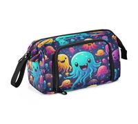 Linnyio Razzo Spaziale In Volo Astuccio per Penne di Grande Capacità per Studenti,Ragazze Ragazzi