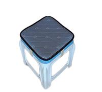 Lino Cuscino Sedile Quadrato,addensare Traspirante Antiscivolo Cuscino Sedia Da Pranzo Cuscinetti Quattro Stagioni Per Sgabello Quadrato-grigio 40x40cm(16x16inch)