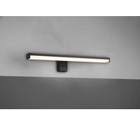 LINO H2O APPLIQUE LED 7,4W 900lm, 3000K NERO ANCHE CON POSSIBILITA' DI AVVITARE SU SPECCHIO IP44 L. 40CM