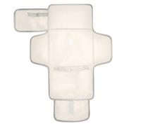 Lino tinta unita puro tinta unita riutilizzabile pannolini fasciatoio con tasca in tessuto fasciatoio fasciatoio da viaggio con cuscino integrato cambiadores de pa?ales para Bebes