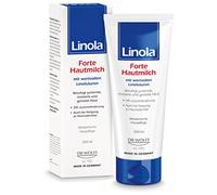 Linola Forte latte per la pelle - 1 x 200 ml - Crema nutriente intensiva contro il prurito con effetto 24 ore | Lozione per il corpo per pelle secca, irritata o soggetta a dermatite atopica | aiuta
