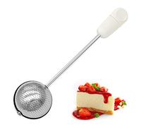 LINONI - Spolverino in acciaio INOX per spezie e zucchero, spolverino, cucchiaio, farina, setacci, per utensili da cucina Kicthen