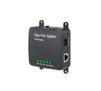 LINOVISION 30W Gigabit PoE Splitter con uscita DC 5/9/12/18V, ingresso ad ampia tensione, IEEE802.3af/at POE con alimentazione DC per telecamere di sicurezza, sistemi di controllo degli accessi