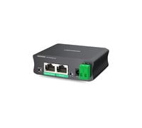 LINOVISION Separatore PoE industriale Gigabit da 30 W con uscita da 12 V CC e uscita PoE passiva da 12 V, progettato per fotocamere e sistemi IoT