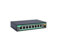 LINOVISION Switch PoE gestito cloud 2.5G con Uplink SFP 10G, budget PoE 130W, IEEE802.3af/at, rete ad alta velocità 2.5G per giochi online, AP WiFi 6, ufficio