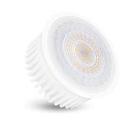 linovum Modulo LED extra piatto, ø 50 x 23 mm, per plafoniere e faretti in bianco neutro 4 W, ricambio ideale per GU10 o MR16