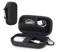 Linp - Piccola custodia rigida da viaggio per ricevitori trasmettitore Bluetooth AirFly SE/Pro/Pro 2/Duo e Avantree, custodia protettiva per adattatori audio wireless e gadget per cuffie aerei (nero)